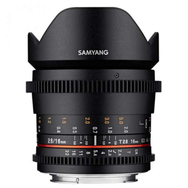 Obiectiv Samyang 16mm T2.6 ED AS UMC, MFT