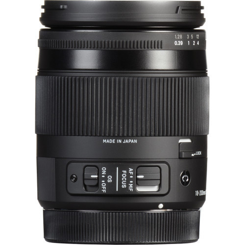 Obiectiv Sigma 18-200mm F3.5-6.3 DC Macro OS HSM C pentru Canon