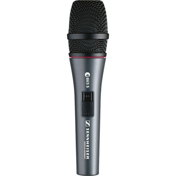 Sennheiser E 865-S, Microfon condensator supercardioid cu switch On/Off
