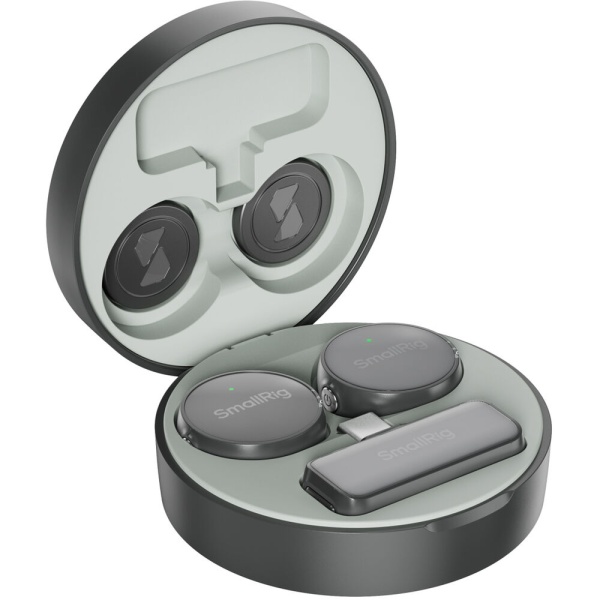 SmallRig 4934 S 60, Sistem Microfon Wireless, 2 Persoane, USB-C, Negru