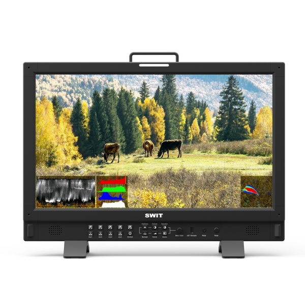 SWIT BM-H215, Monitor 21.5" 4K, 12G-SDI, HDMI, 400 cd/m², V-Mount