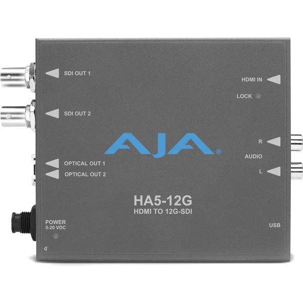 AJA HA5-12G, Convertor HDMI 2.0 la 12G-SDI, cu suport HDR