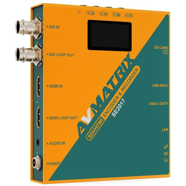 AVMATRIX SE2017, Encoder si Recorder Video 3G-SDI/HDMI