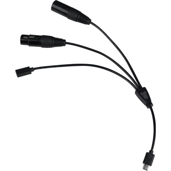 Cablu adaptor Nanlite USB-C la DMX pentru PavoBulb si PixelTube, CB-DMX-USBC-1/3