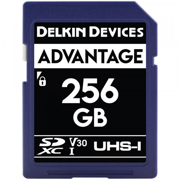 Card memorie 256GB DELKIN SD Advantage 660X UHS-I U3 (V30) R90/W90