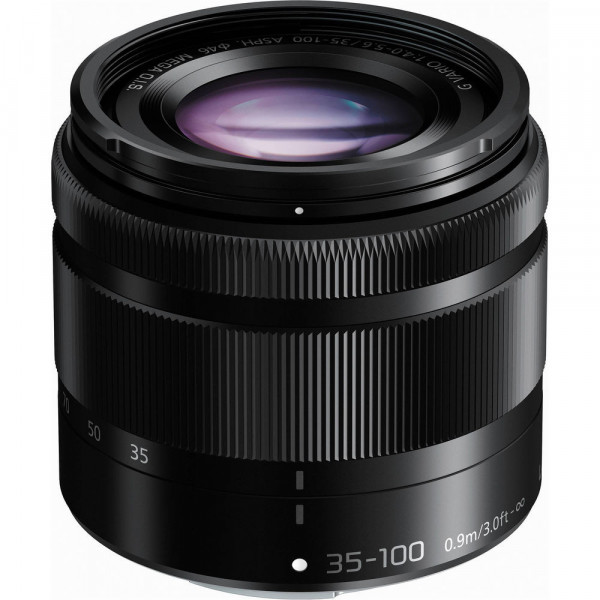 Obiectiv Panasonic 35-100mm F4.0-5.6 Lumix G Mega O.I.S. montura MFT