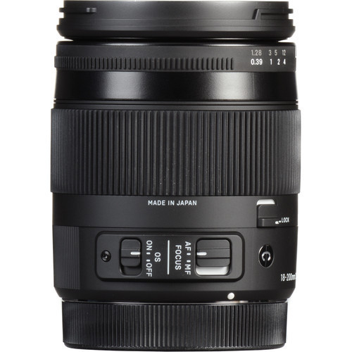 Obiectiv Sigma 18-200mm F3.5-6.3 DC Macro OS HSM C pentru Nikon