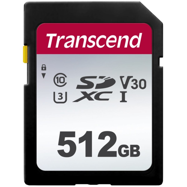 Transcend Silver 300S, Card 512GB SDXC UHS-I U3 (V30) R100/W55