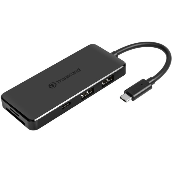 Transcend TS-HUB5C, Cardreader 3-port HUB, 1-port PD, SD/microSD (USB-C)