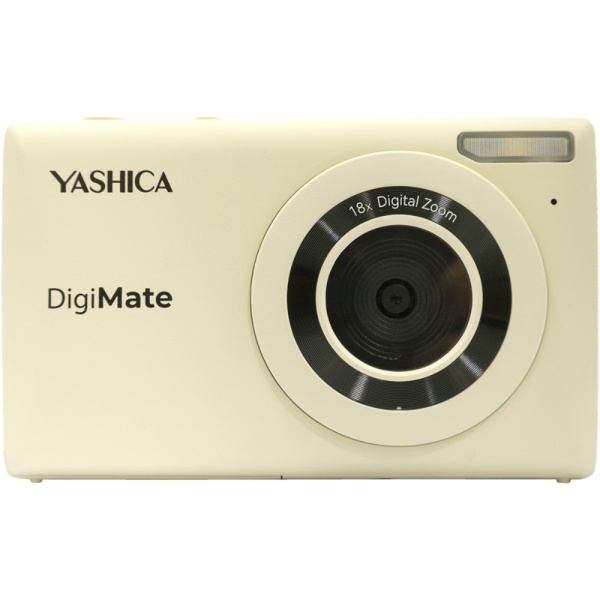 YASHICA DigiMate, Camera digitala Off White, 64 MP, zoom 18x, ecran 2.7"
