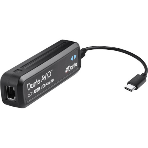 Audinate Dante AVIO ADP-USBC-AU-2X2, Adaptor I/O pentru Retele Audio Dante