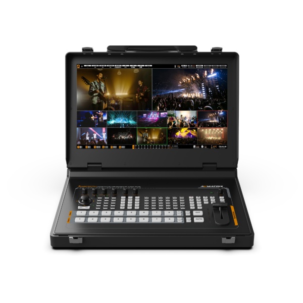 AVMATRIX Shark S8X PLUS, Mixer video cu 8 canale si Ecran 17.3"
