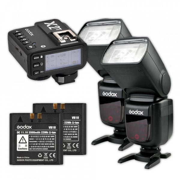 Blit Godox Speedlite V860II Nikon Duo X2 Trigger Kit