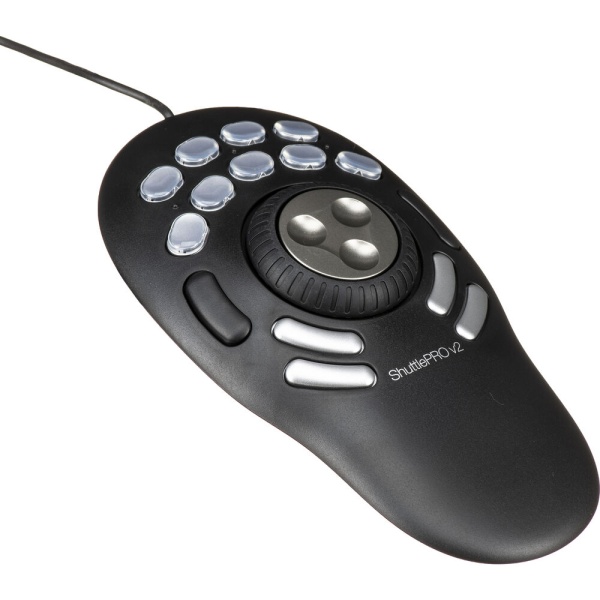 Contour Design ShuttlePRO v2, Controler multimedia cu 15 butoane, Negru