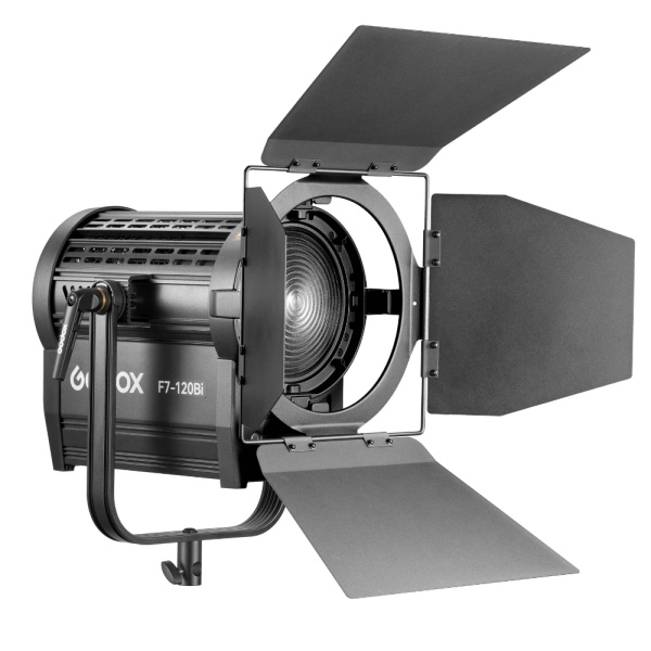 Godox F7-120Bi K2, Lampa LED Fresnel Bi-Color 120W cu montare pe Yoke