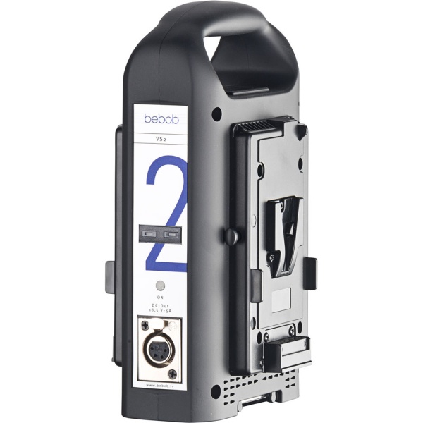 Incarcator Bebob VS2 pentru 2 acumulatori V-Mount, simultan