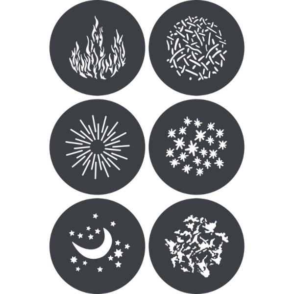 Kit filtre GOBO Godox GP-GS1 pentru GP-19K/26K/36K
