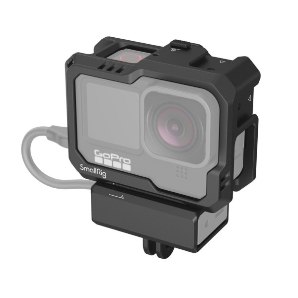 Kit SmallRig 3083C Negru, Cage pentru GoPro Hero 12, 11, 10 și 9