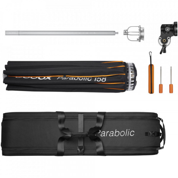 Kit Softbox Parabolic cu zoom 158 cm, Godox P158