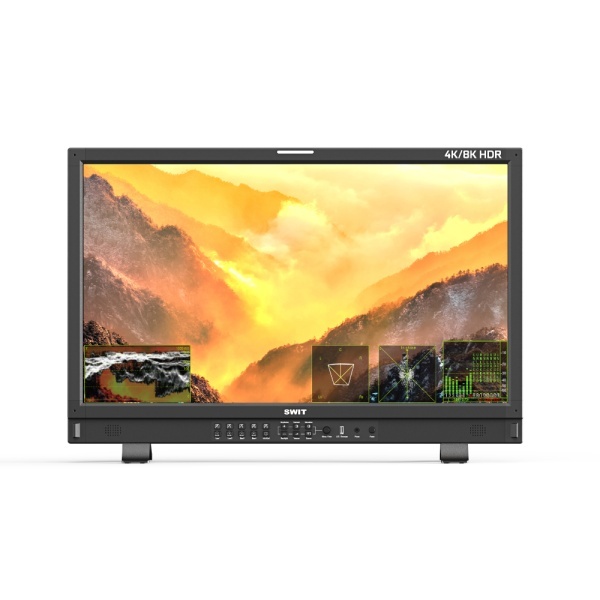 SWIT BM-U325HDR, Monitor QLED 31.5", 1000nits, 12G-SDI, HDMI 2.0, Quad-view