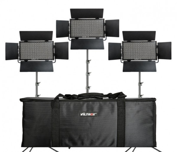 Viltrox VL-D85T, Kit 3 lampi