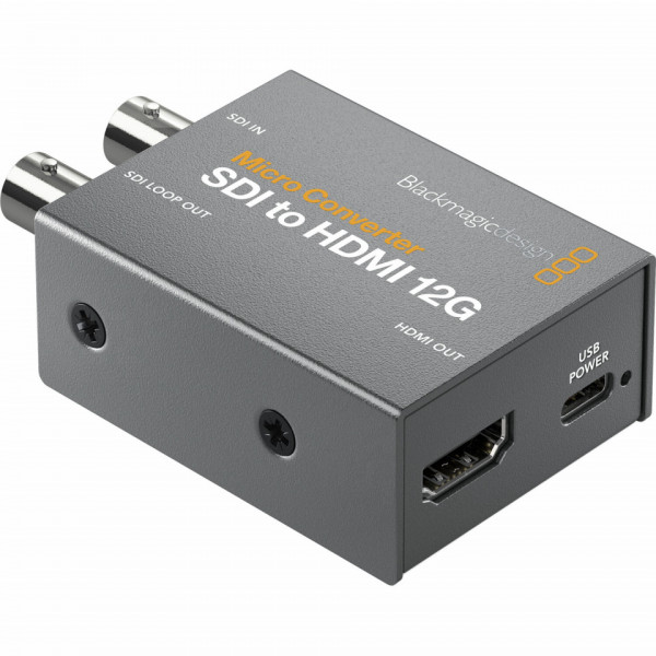 Blackmagic Design Micro Converter SDI la HDMI 12G + Power Supply