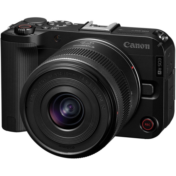 Canon EOS R50 V, Camera mirrorless APS-C, 24.2MP cu obiectiv Canon RF-S 14-30mm f/4.5-6.3 IS STM PZ