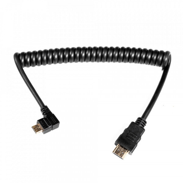 Caruba HDMI-MiniHDMI Spring Cablu spiralat (mufa la 90 grade)