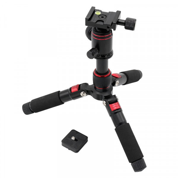 Caruba, Minitrepied Compactstar 51, Negru/Rosu