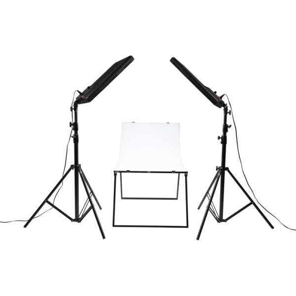 Kit 2 Panouri LED Nanlite 12-2008 2KIT Compac 100 Daylight, 5600K + Accesori
