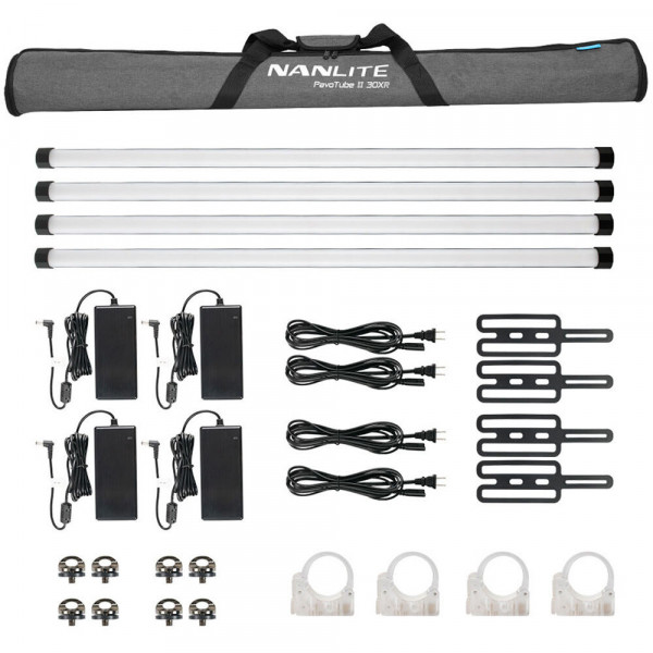 Kit 4 Lampi LED Nanlite PavoTube II 30XR RGB, 15-2027-4KIT