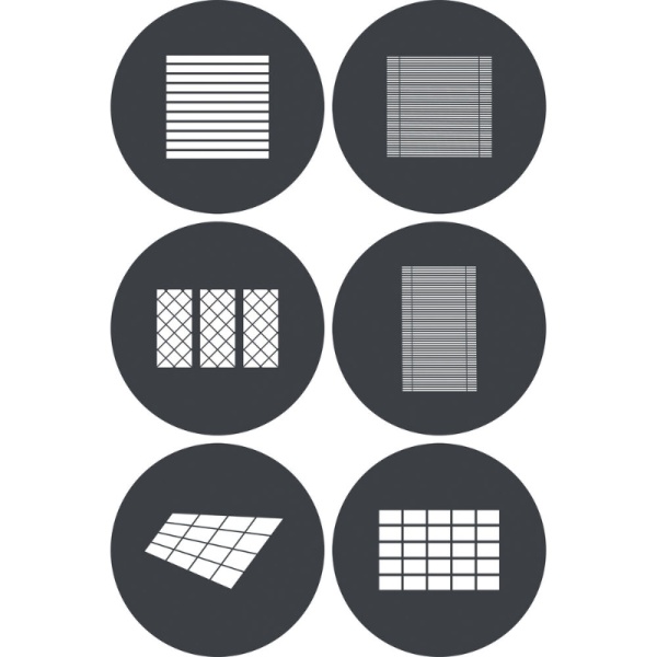 Kit filtre GOBO Godox GP-GS4 pentru GP-19K/26K/36K