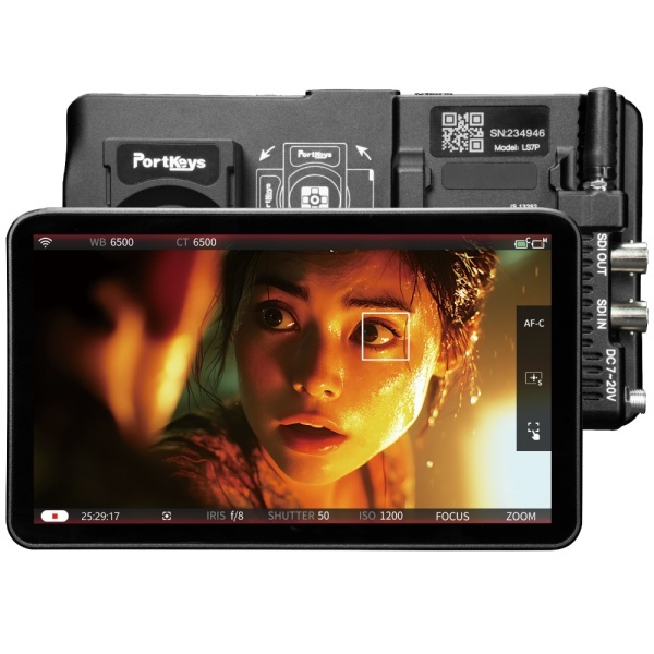 PORTKEYS Ls7P Monitor 7" High-Bright Touchscreen cu Control Wireless, HDMI/3G-SDI