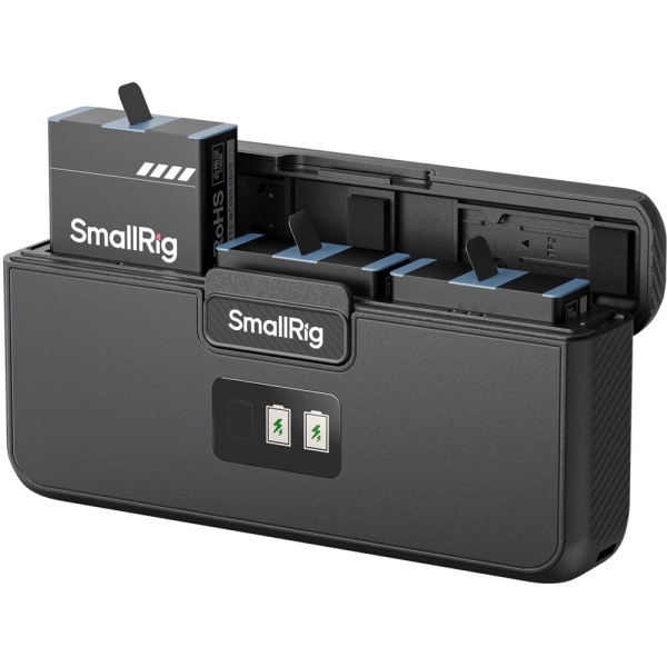 SmallRig 4565, Kit 3 baterii + Husa de incarcare pentru GoPro HERO9 / HERO10 / HERO11 / HERO12
