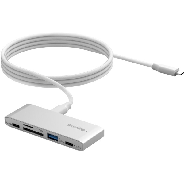 SmallRig 4746, Cititor de carduri 5-in-1, USB-C, USB-A, PD si MicroSD/SD