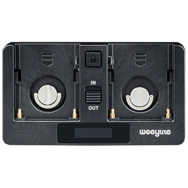 Weeylite WB-2, Suport Baterie cu Adaptor NP-F pentru 2 acumulatori