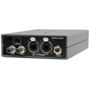 AJA DANTE-12GAM, Embedder/Disembedder Audio 12G-SDI/Dante, 32-Canale