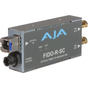 AJA FiDO-R-SC, Convertor fibra optica SC la 2 x 3G-SDI