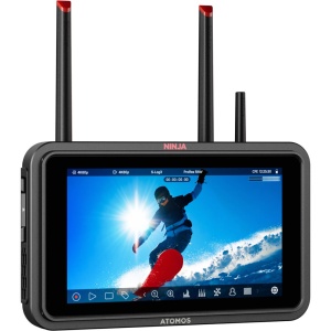 Atomos Ninja TX,  Monitor/Recorder 5.2", 8K30 ProRes RAW, 12G-SDI/HDMI, Wi-Fi, NDI, C2C