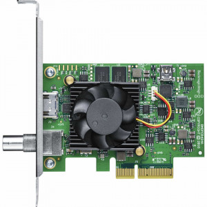 Placa de redare si monitorizare video profesionala Blackmagic Design DeckLink Mini Monitor 4K cu interfata PCI Express si conectori 6G-SDI si HDMI