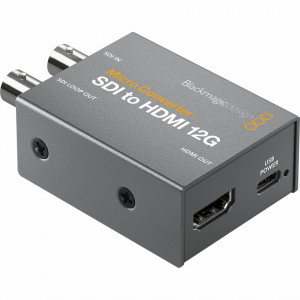 Blackmagic Design Micro Converter SDI to HDMI 12G convertor video profesional cu suport 3D LUT