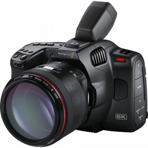 Camera digitala de film cinematografic Blackmagic Design Pocket Cinema Camera 6K G2 cu montura activa EF si senzor Super 35 HDR