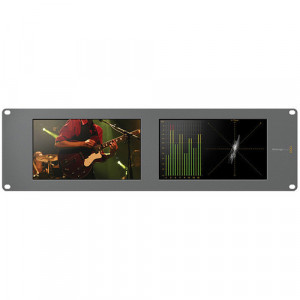 Blackmagic Design SmartScope Duo 4K monitor dublu pentru rack 3RU cu monitorizare waveform independentă