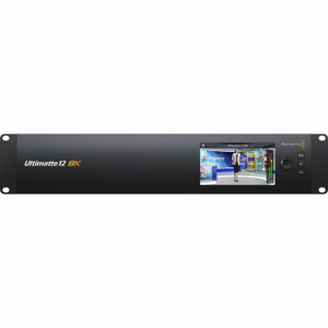 Procesor de compositing si chroma key profesional Blackmagic Design Ultimatte 12 8K cu afisaj frontal LCD de 5 inch si conectivitate Quad Link 12G-SDI