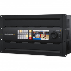 Blackmagic Design Videohub 120x120 12G router video zero latency Ultra HD cu panou de control integrat