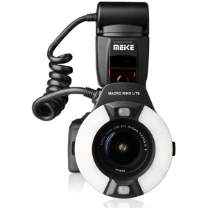 Blitz Macro Ring Meike MK-14EXT TTL pentru Canon, E-TTL II, GN 14m