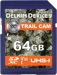 Card de Memorie pentru Camere Trail - Delkin Devices R100/W50 (V30) 64GB
