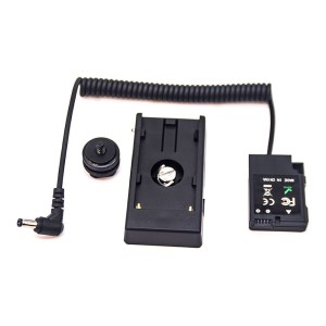 Nikon EN EL14 Full Decoding Dummy Batterij + F970 Batterijhuls (veer kabel)