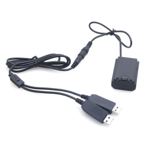 Caruba DC18, Acumulator Dummy Sony NP-FZ100 cu alimentare 2x USB 5V 