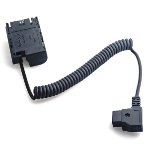 Caruba DC24, Acumulator Dummy Canon LP-E6 Full Decoding, cu D-Tap type B si cablu spiralat